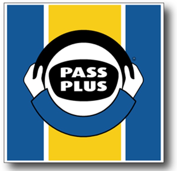 Pass Plus Emblem - Yellow and Blue